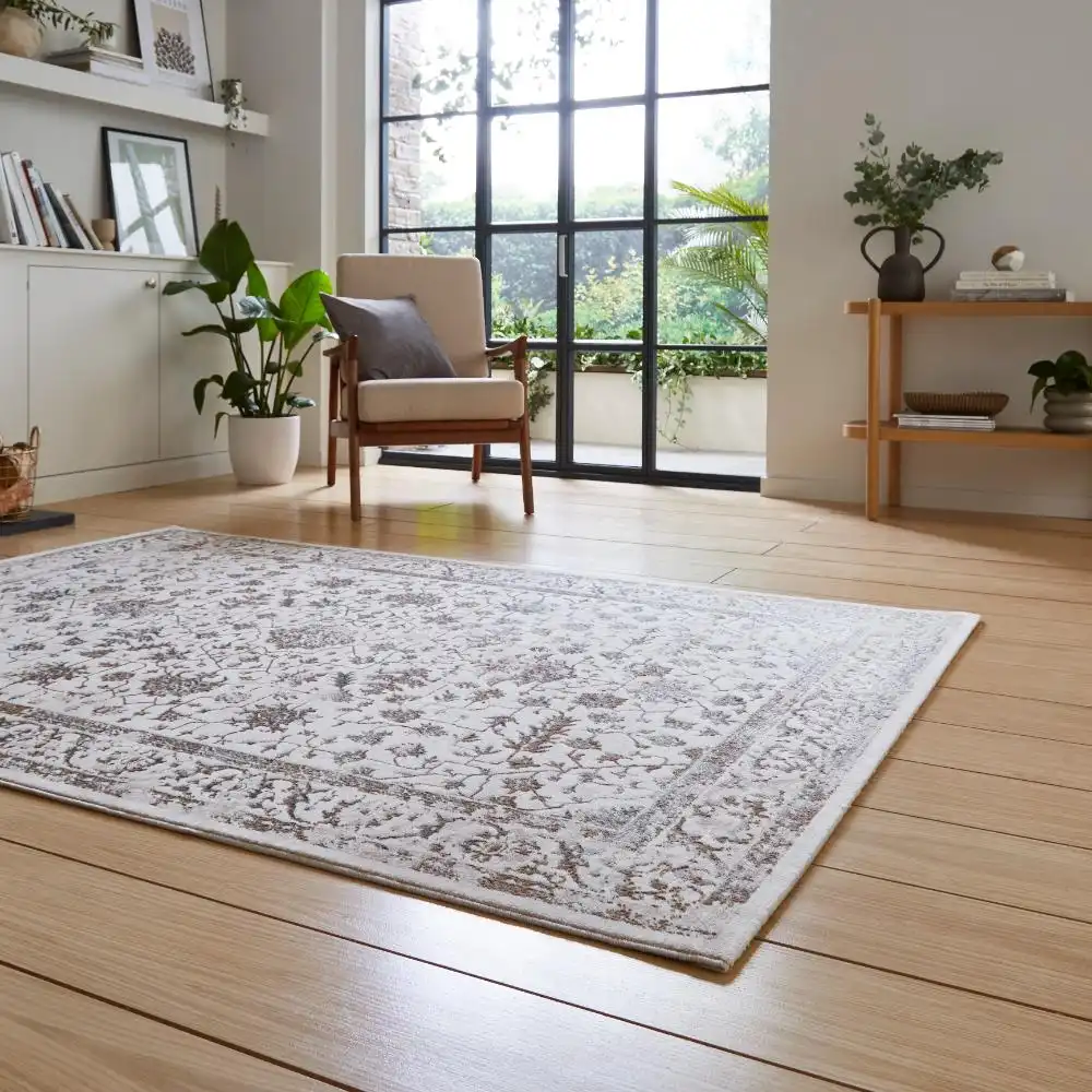 Creation 50112 Beige Silver Rug - Image 2