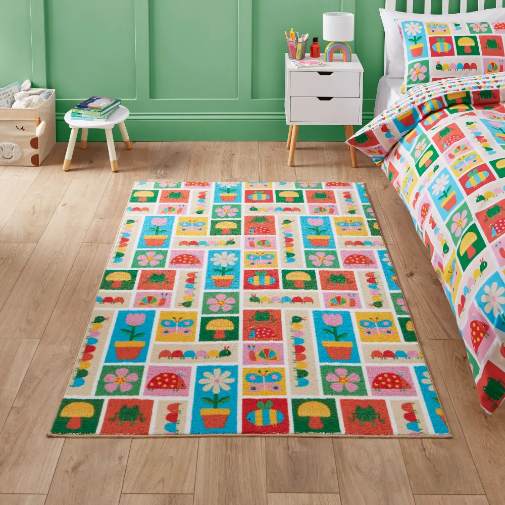 Catherine Lansfield Curious Caterpillar Multi - Washable