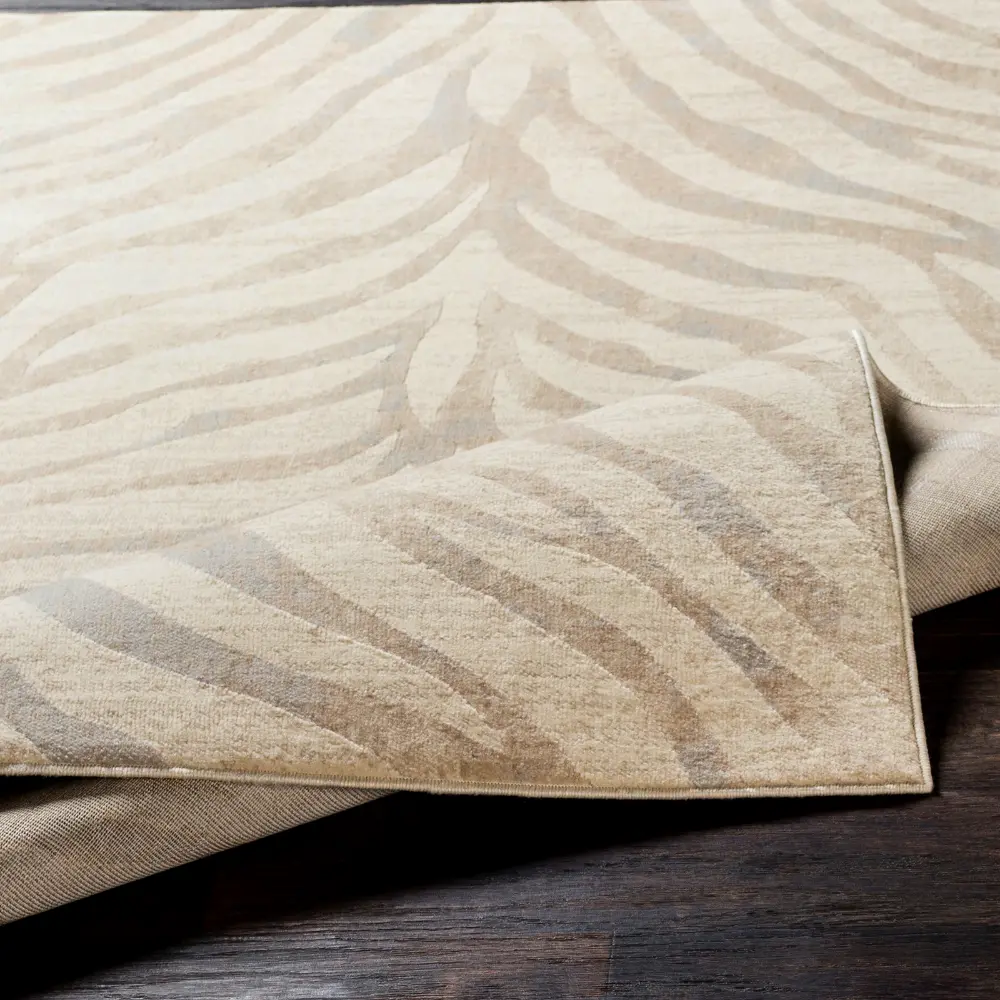 Cybele Scandi Boho Zebra Light Grey Rug - Image 4