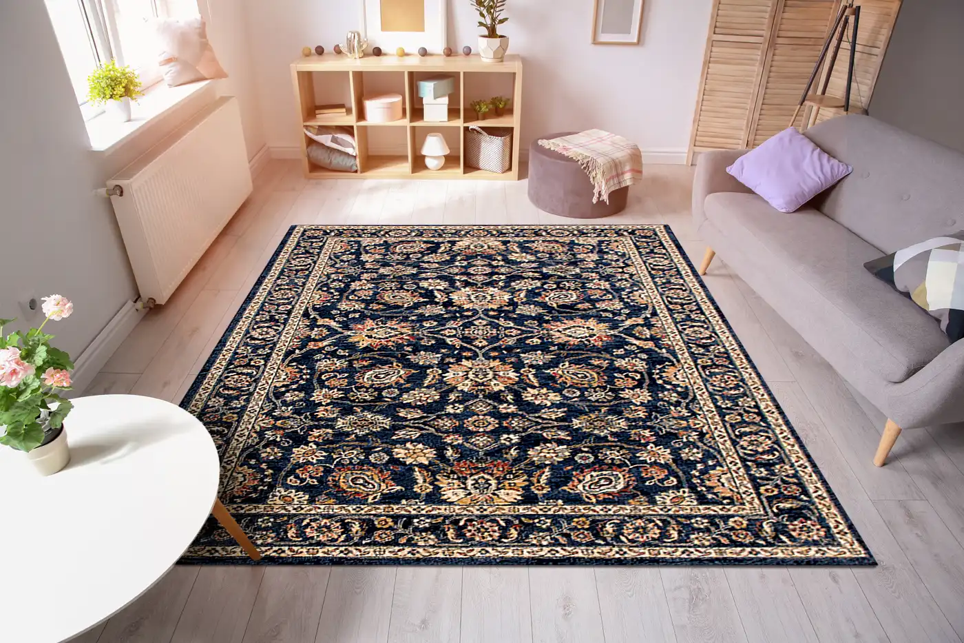 Da Vinci 057 0166 3434 Dark Blue Rug
