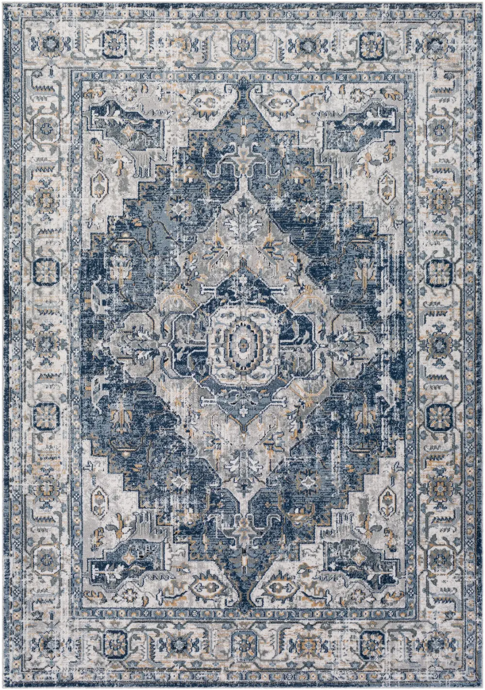 Dalila Vintage Oriental Boho Charcoal Rug - Image 6