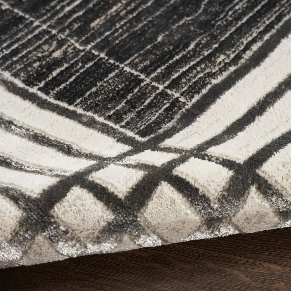 Desire Nourison DSR01 CHARCOAL SILVER Rug - Image 3