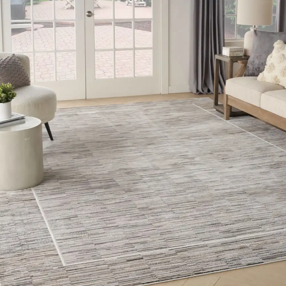 Desire Nourison DSR02 CHARCOAL GREY Rug