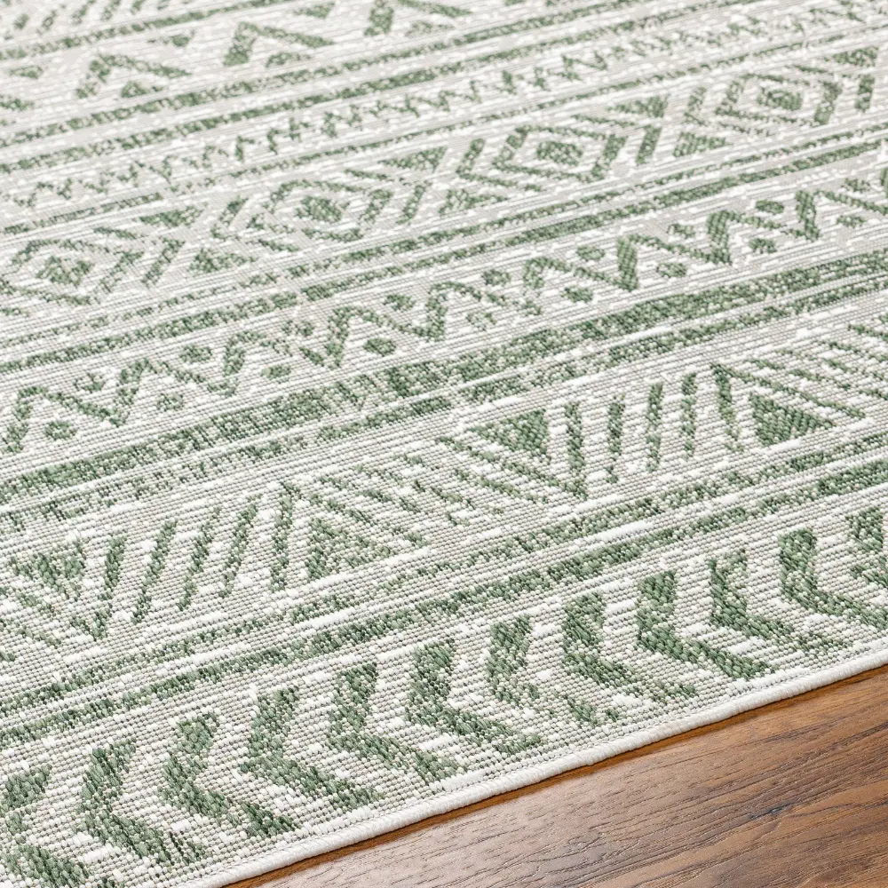 Diksha In- & Outdoor Global Moss Green Rug - Image 6