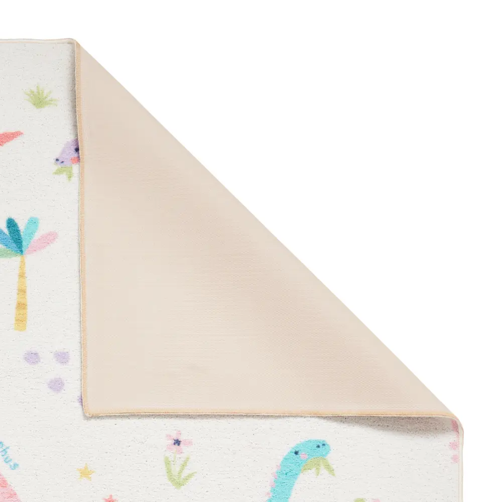 Catherine Lansfield Dinosaur Friends Pink / Blue - Washable - Image 6