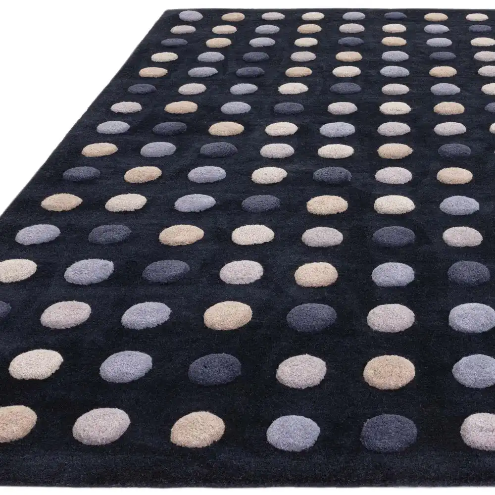 Dotty Navy Rug - Image 2