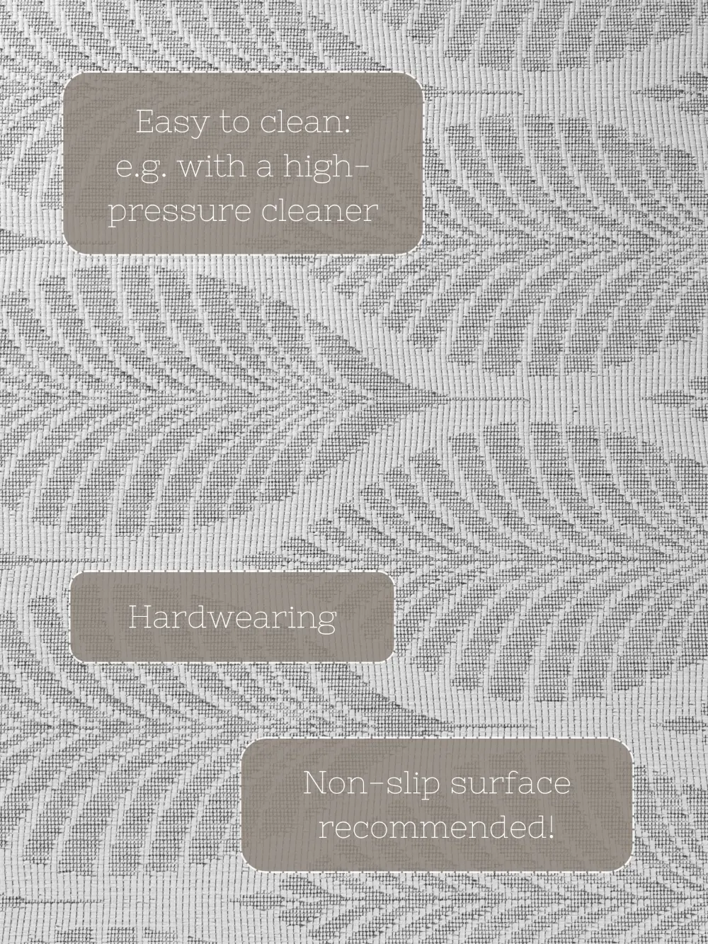 Duet 106246 White Grey Indoor / Outdoor Reversible - Image 18