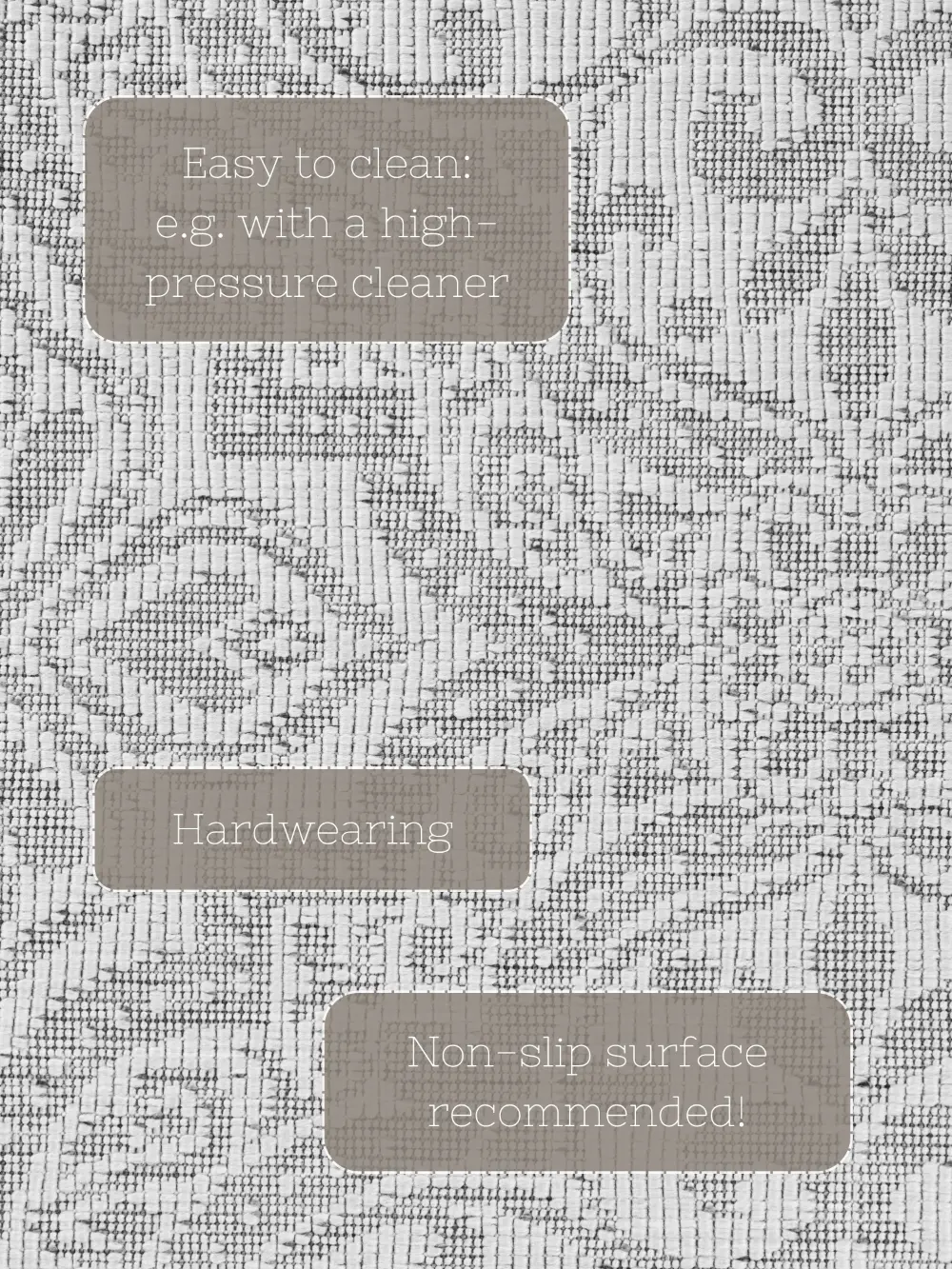 Duet 106251 White Grey Indoor / Outdoor Reversible - Image 18