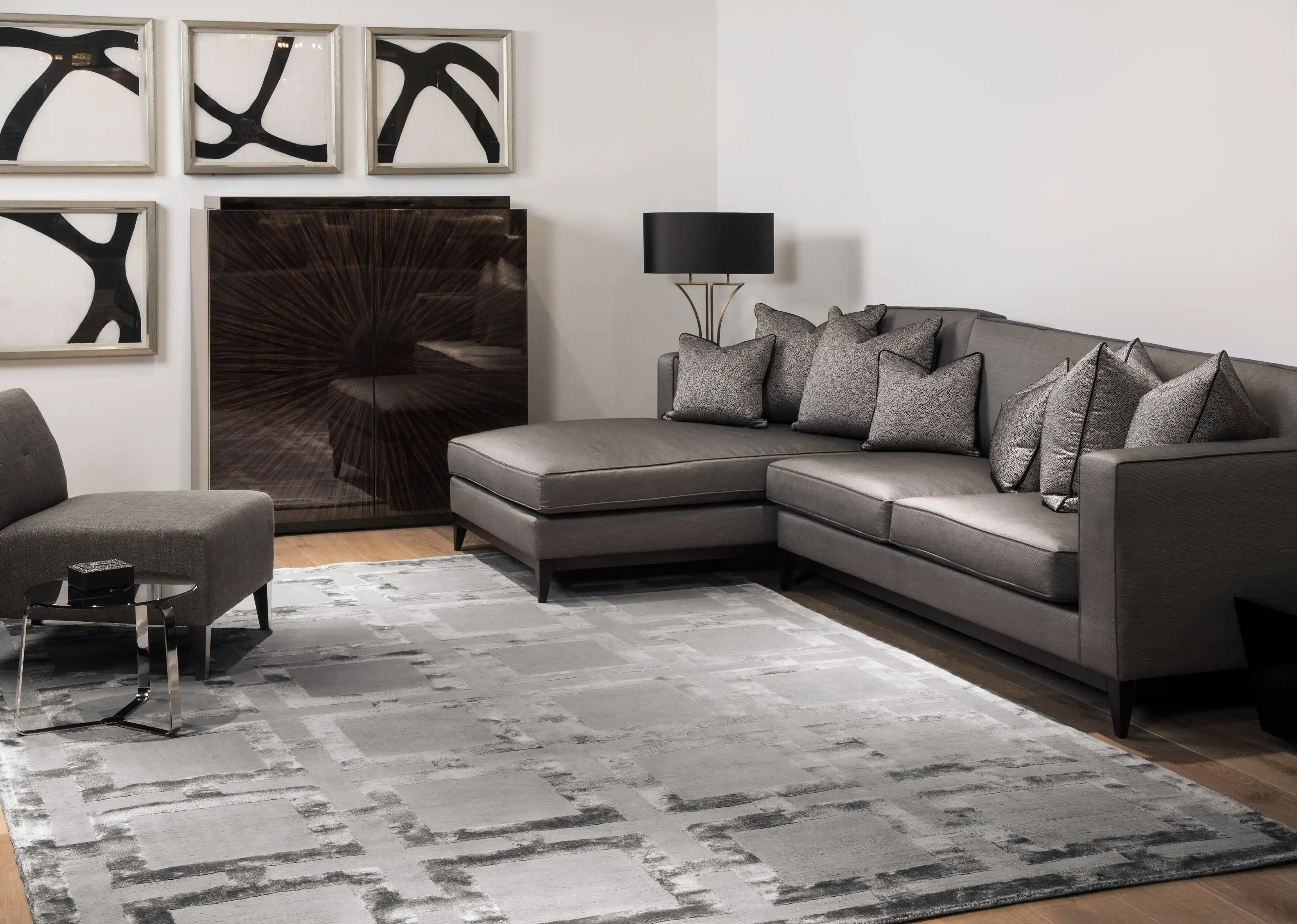 Eaton Steel Rug