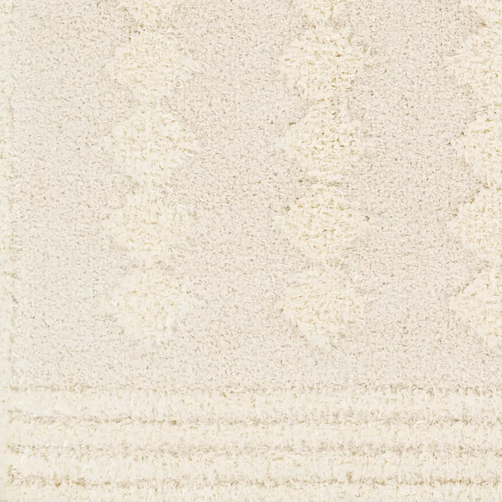 Elaheh Shaggy Modern Plush Pile Light Grey Rug - Image 6