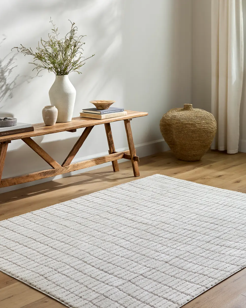 Cascade Our Pnw Home X Livabliss Scandi High Pile Ivory/Taupe Rug
