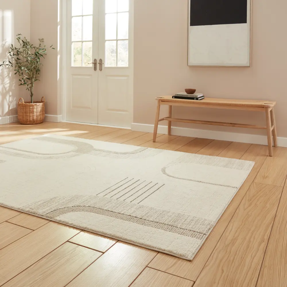 Elio 2310 Beige Modern Abstract Rug - Image 2