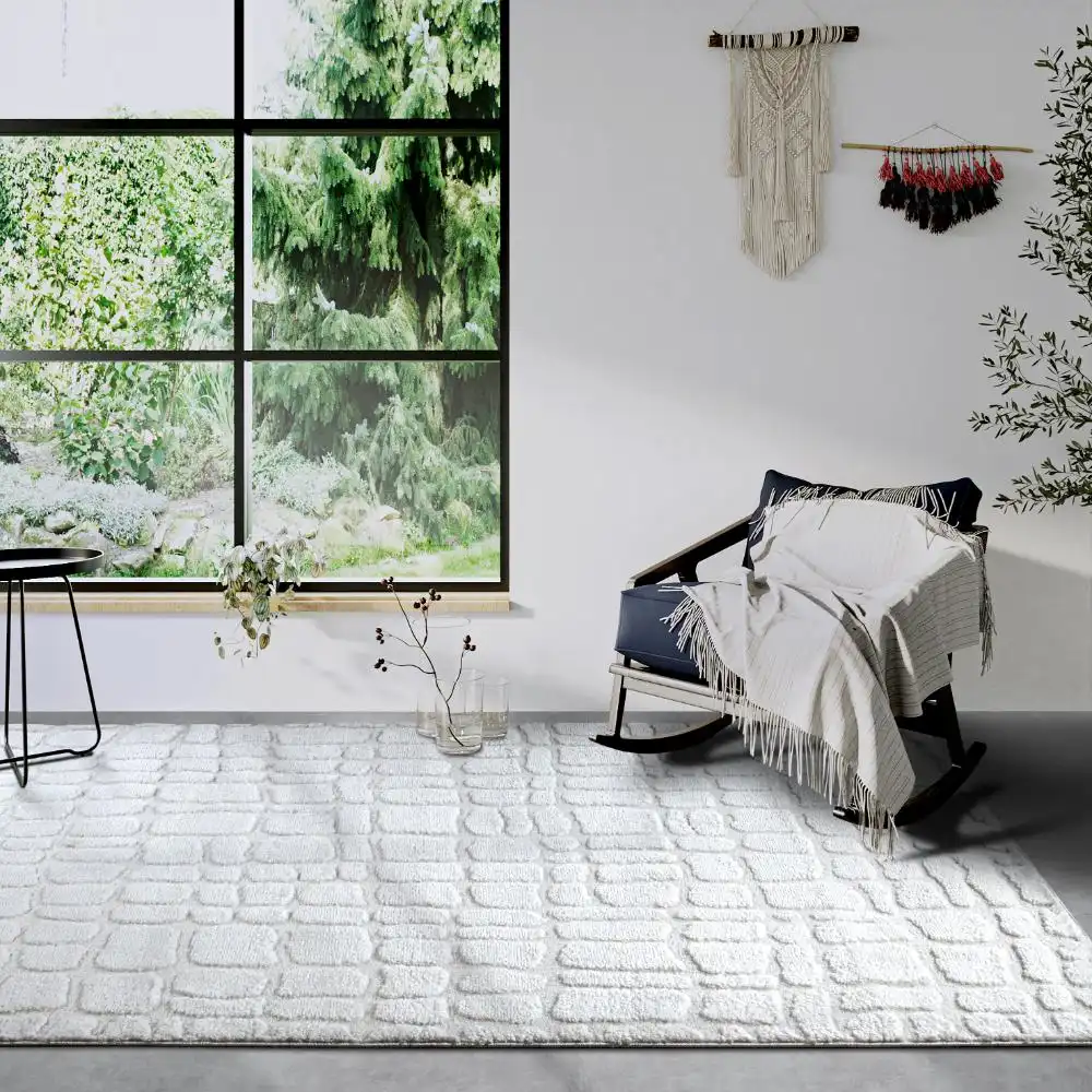 Elle Gallery 106098 Cream White Rug