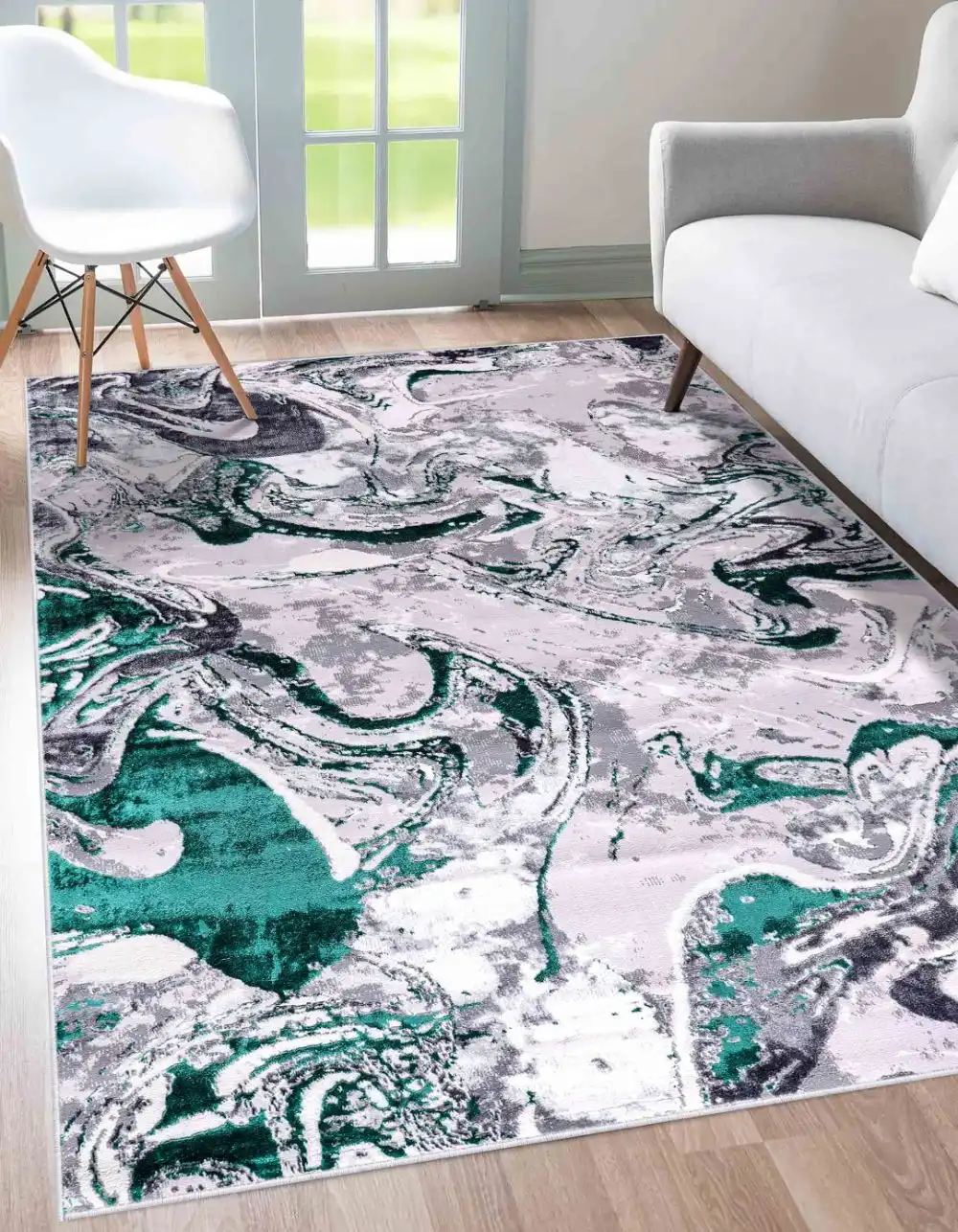Emperor 315 Solarius Aqua Rug - Image 3
