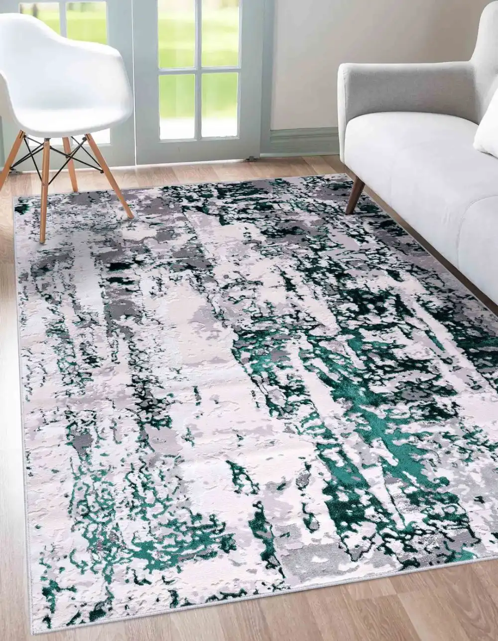 Emperor 320 Styra Aqua Rug - Image 3