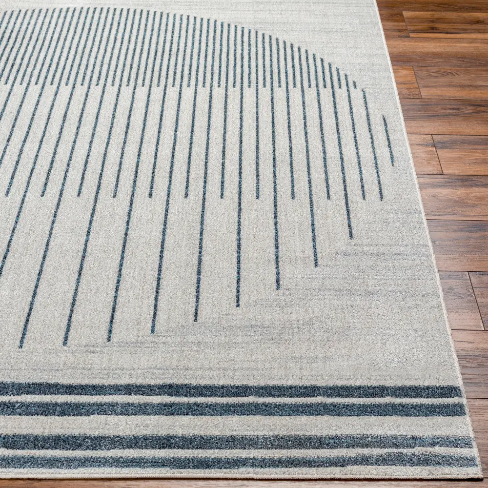 Enso Machine Washable Geometric Beige Rug - Image 7