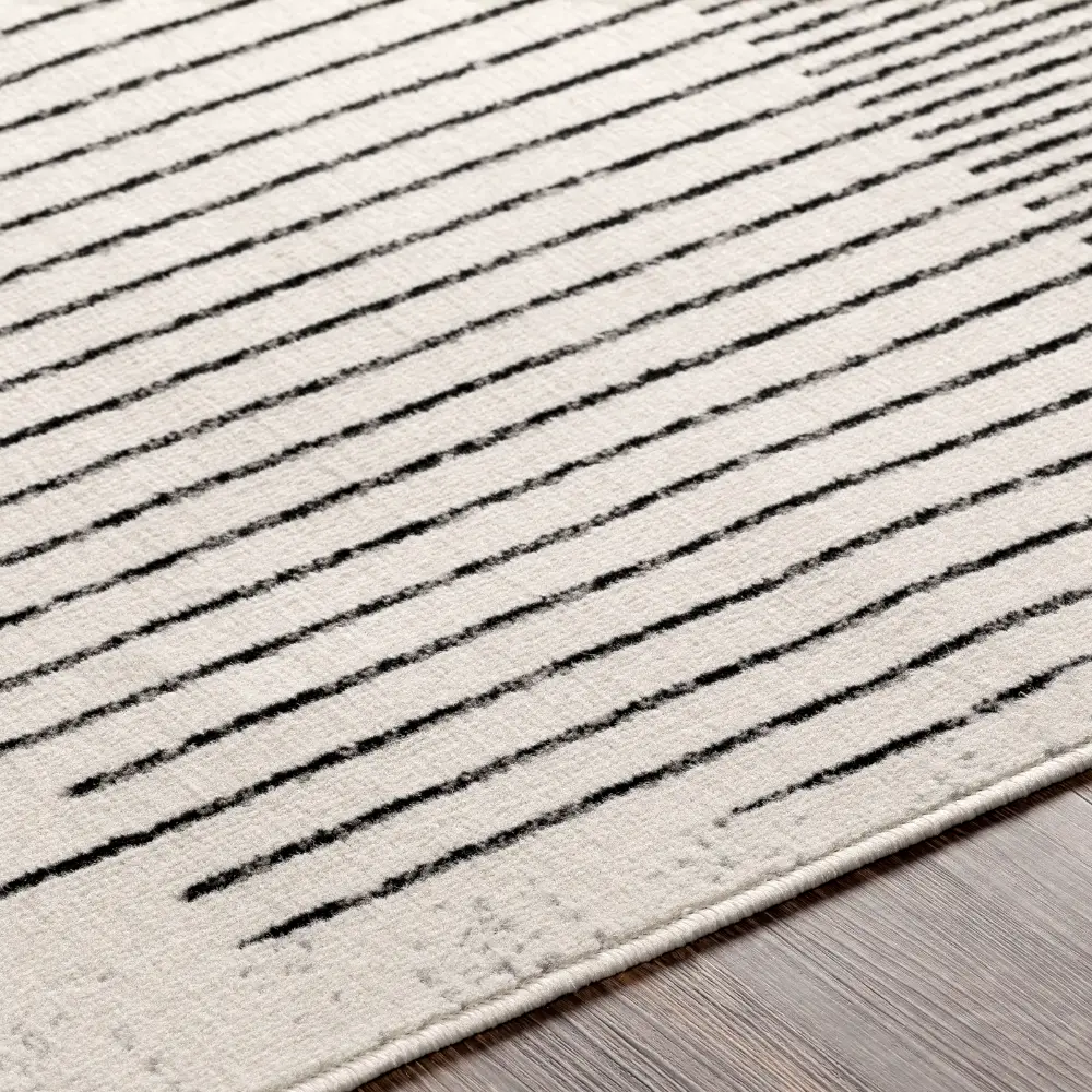 Enso Scandi Geometric White/Black Rug - Image 2