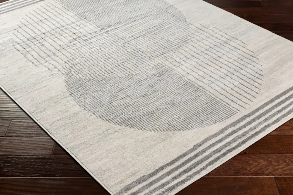 Enso2 Scandi Geometric Grey Rug - Image 4