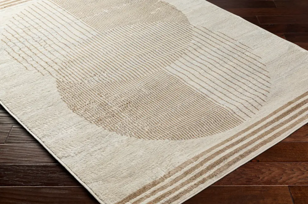 Enso2 Scandi Geometric Light Brown Rug - Image 8