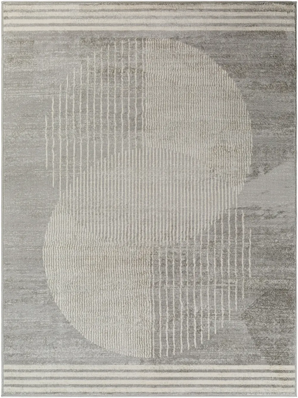 Enso2 Scandi Geometric Light Grey Rug - Image 9
