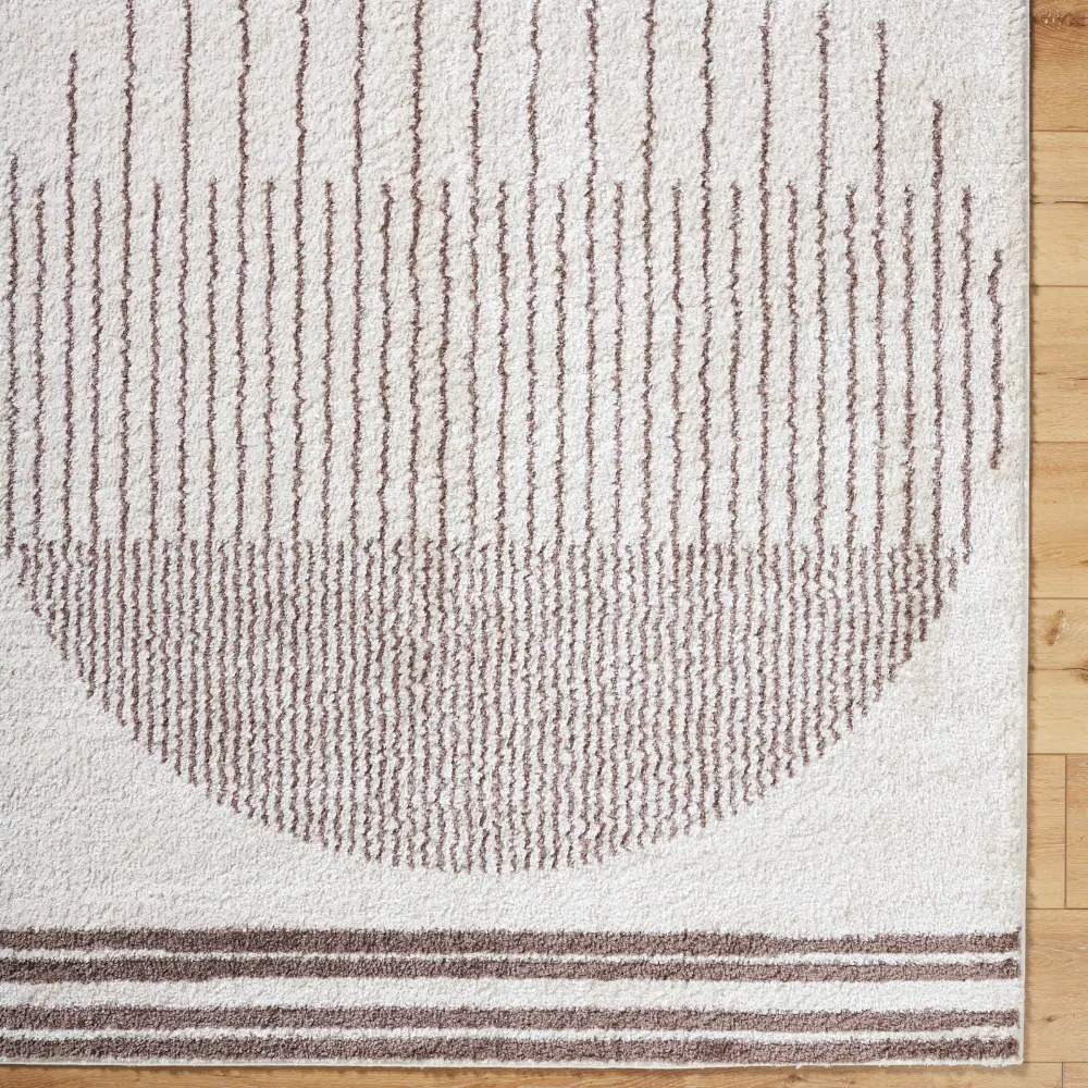 Enso3 Machine Washable Global Shaggy Dark Brown Rug - Image 5