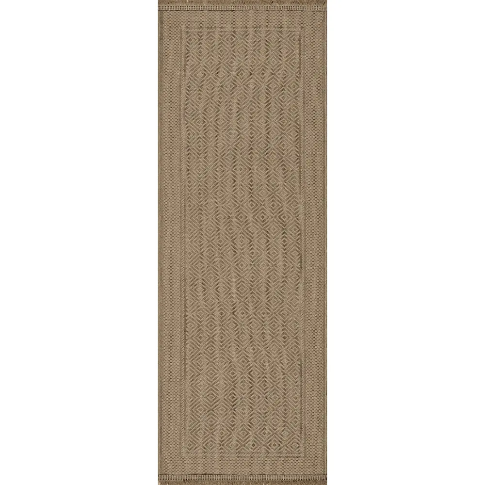 Esha Cottage Tan/Beige Machine Washable Jute Rug - Image 9