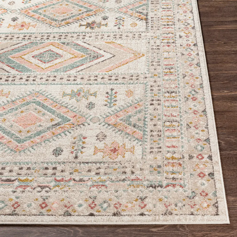 Evelyn Vintage Oriental Boho Brick Rug - Image 13