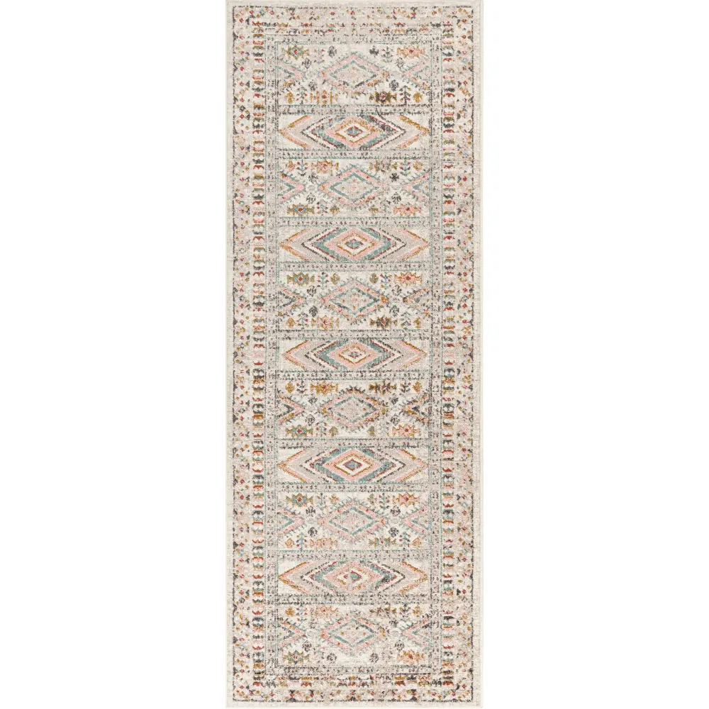 Evelyn Vintage Oriental Boho Brick Rug - Image 9