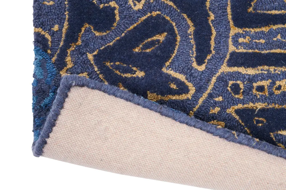 Fabled Floral Wedgwood Fable-Flower-Navy 037508 Rug - Image 4