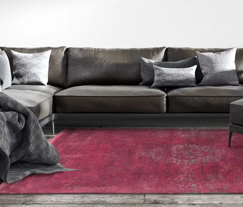 Fading World 8260 Scarlet Washable Rug