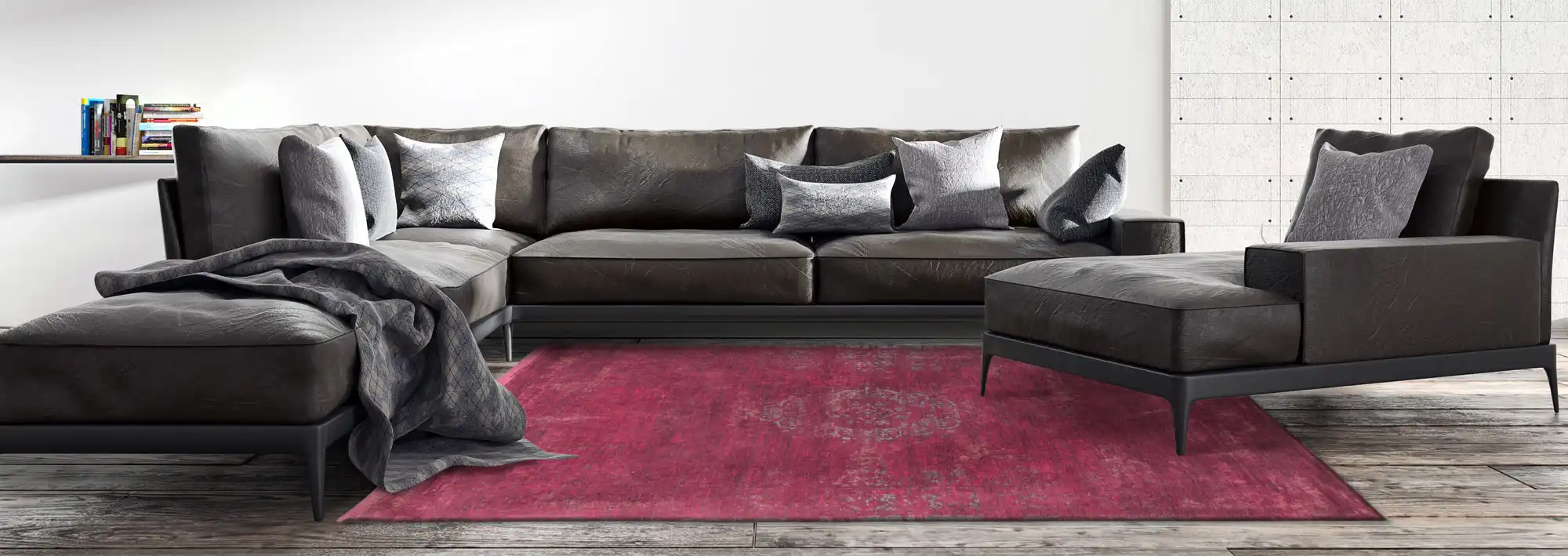Fading World 8260 Scarlet Washable Rug - Image 2