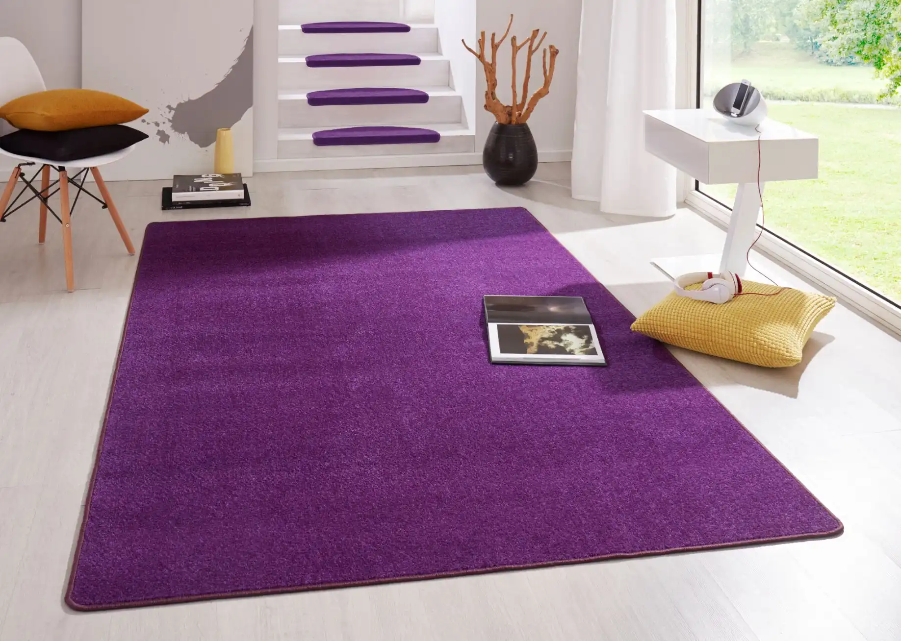 Fancy 103005 Purple Rug
