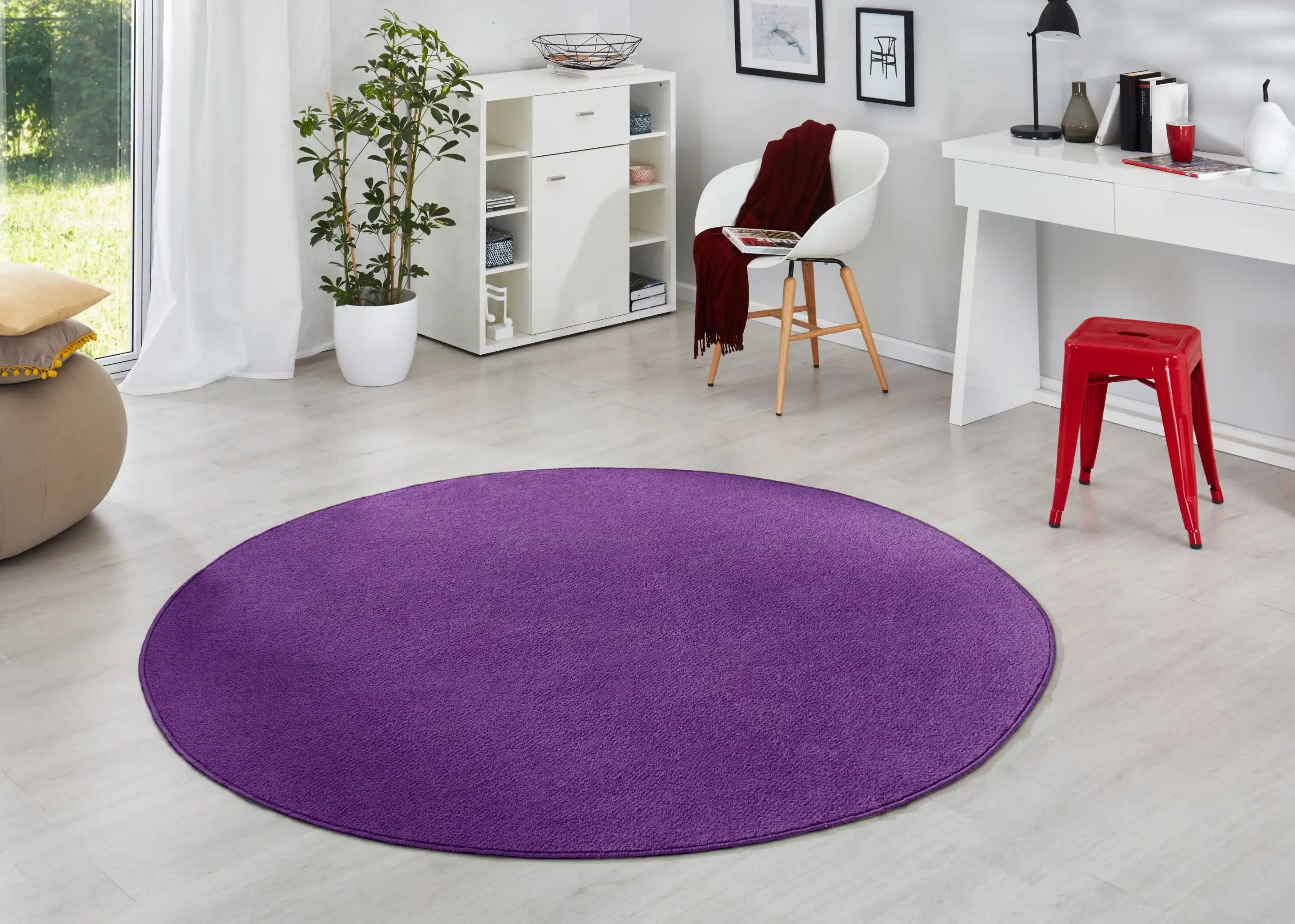 Fancy 103005 Purple Rug - Image 5