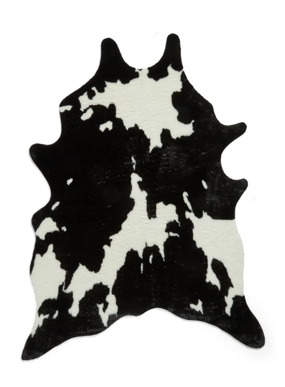 Faux Print Cow Black/White - Image 3
