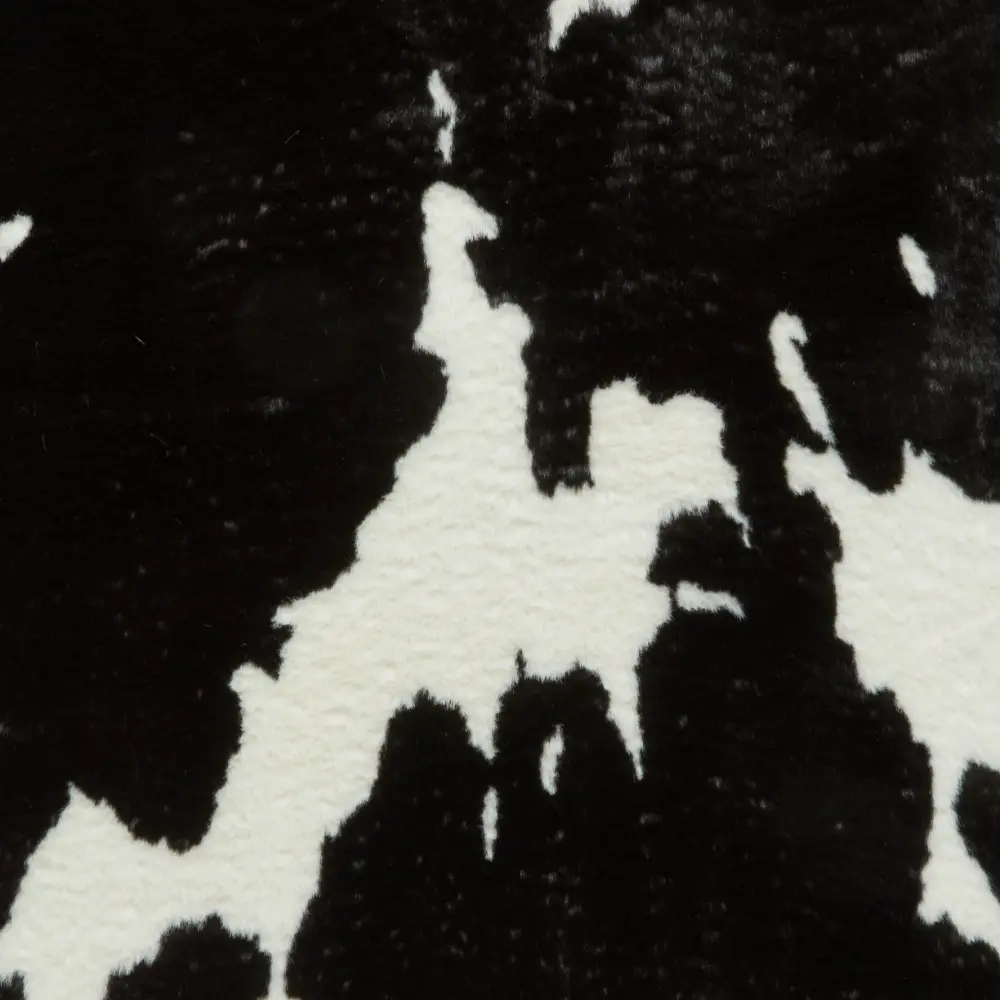 Faux Print Cow Black/White - Image 6
