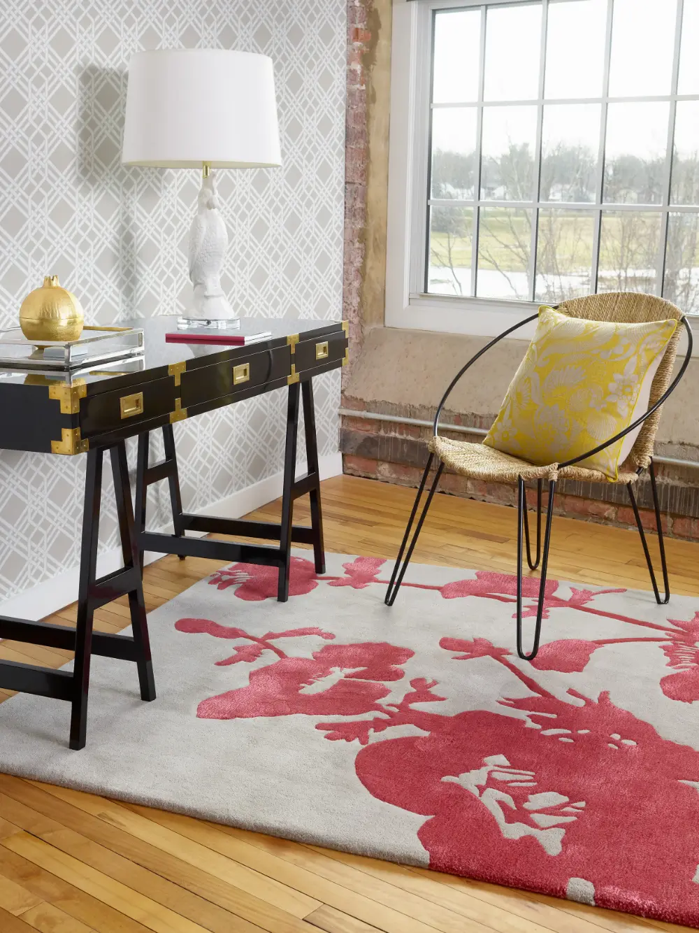 Floral 300 Florence Broadhurst Poppy 039600 Rug - Image 2