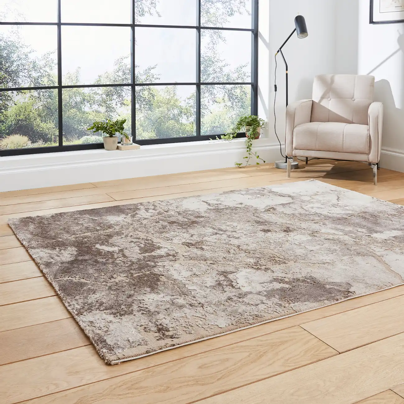 Florence 50032 Beige Silver Rug - Image 5