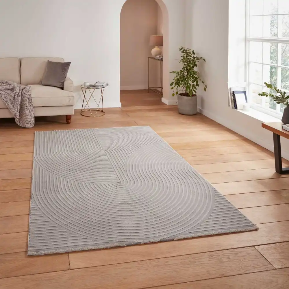 Flores Washable by Think 1924 Grey Rug