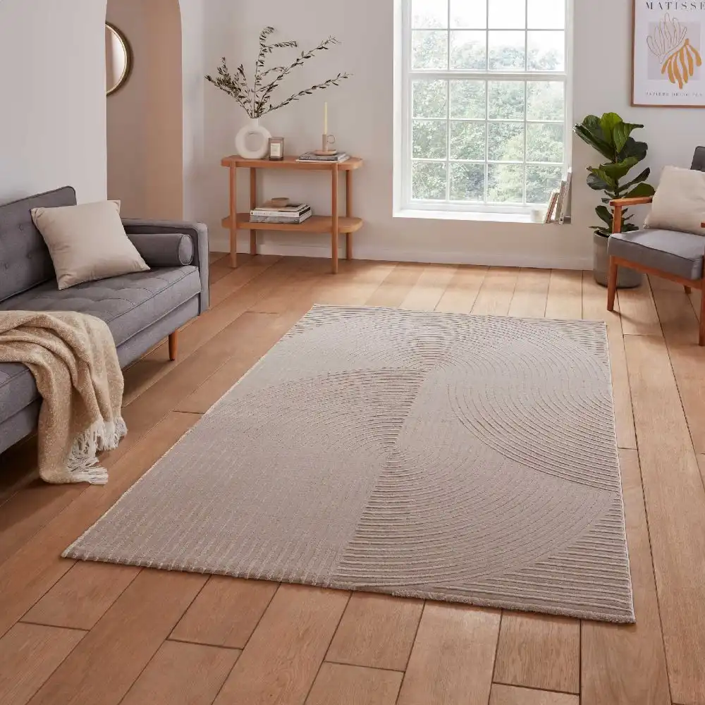 Flores Washable by Think 1924 Mink Rug