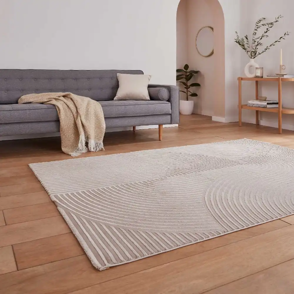 Flores Washable by Think 1924 Mink Rug - Image 2