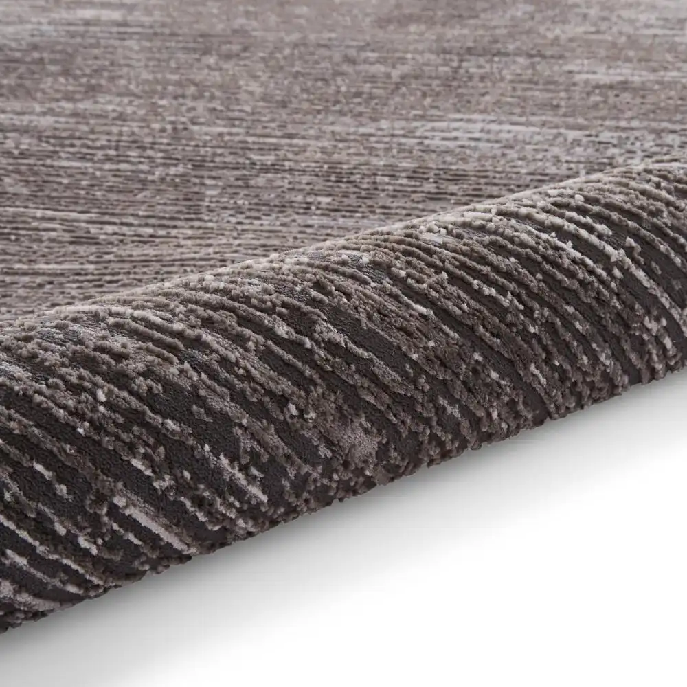Flores Washable by Think 1930 Charcoal Rug - Image 9