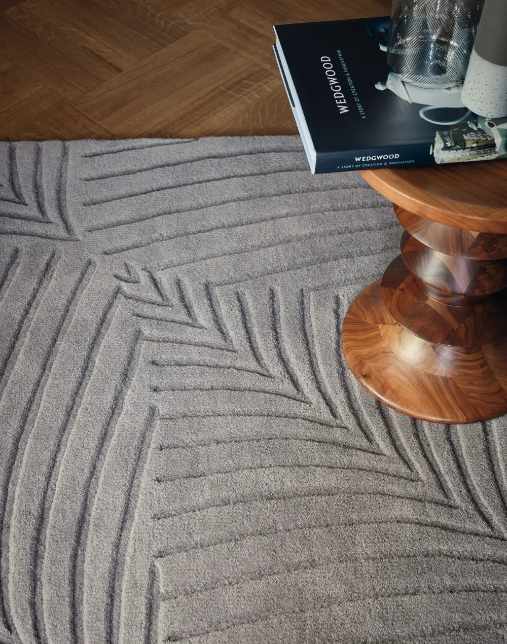 Folia Wedgwood Grey 038305 Rug - Image 11