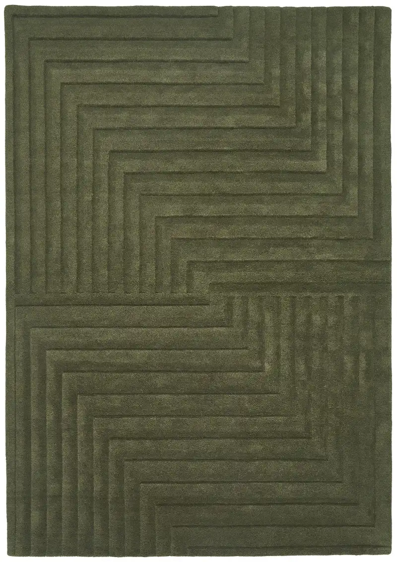 Form Olive Green Rug