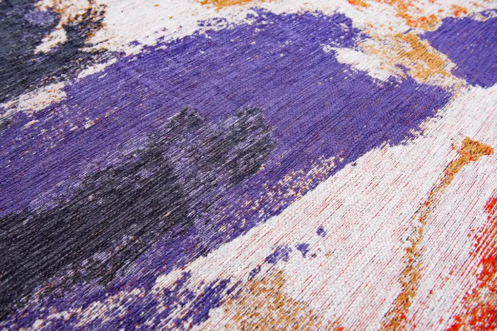 Fresque 9342 Fresque Purple Game Washable Rug - Image 3