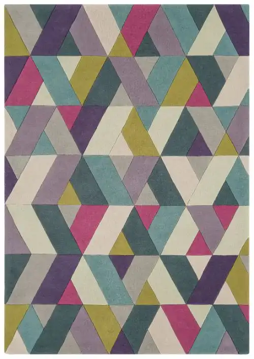 Funk Funk Chevron Blue Green Rug - Image 2
