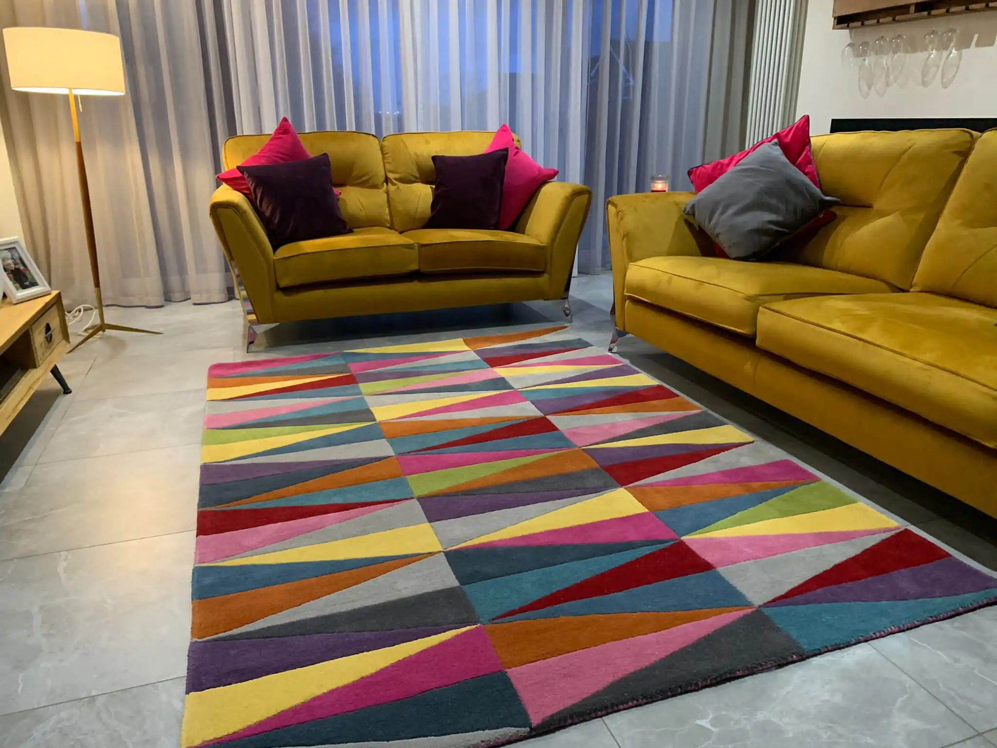 Funk Funk Triangles Rug