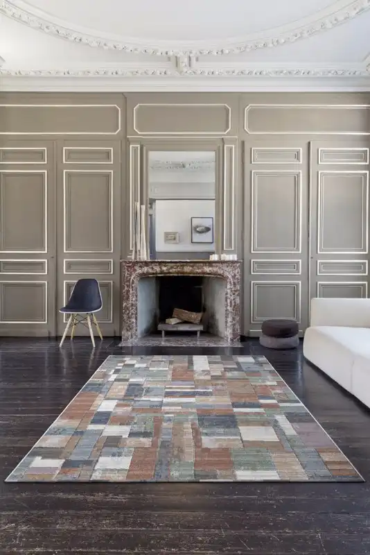 Galleria 063 0244 2626 Brown Mulit colour Rug