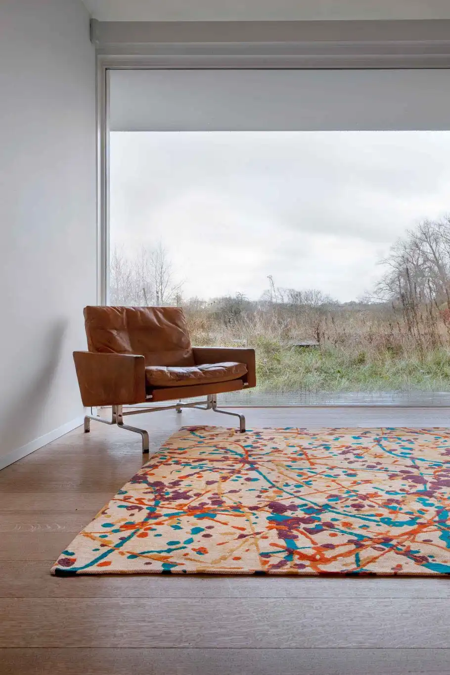Gallery 9221 Orange Drip Washable Rug - Image 4