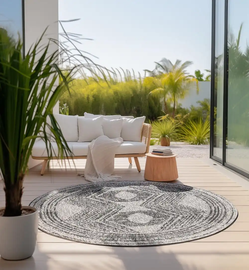 Gemini Reversible 106009 Black Rug - Image 10