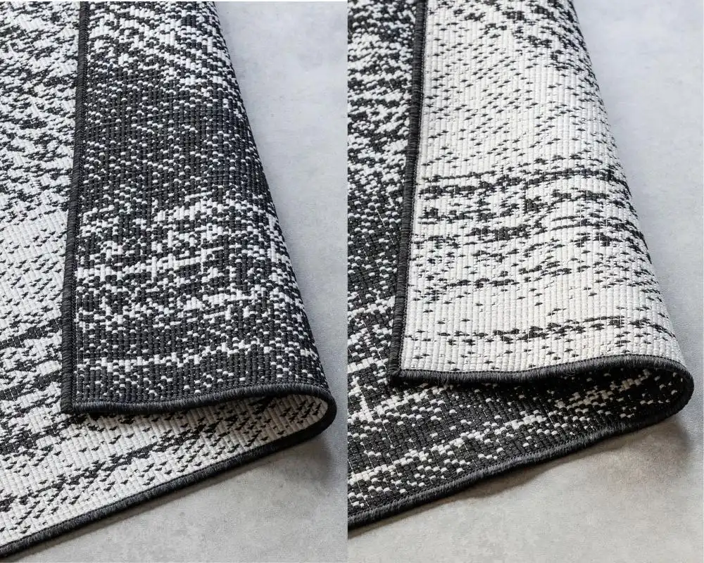 Gemini Reversible 106009 Black Rug - Image 5